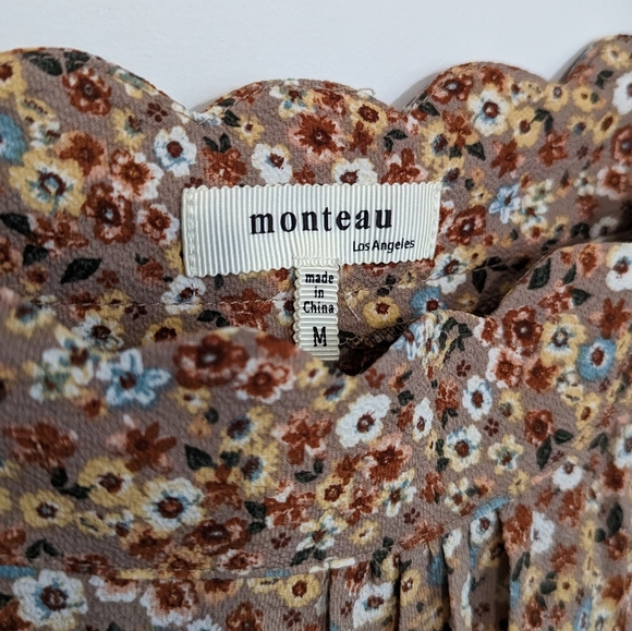 Monteau scalloped floral dress - Picture 3 of 3